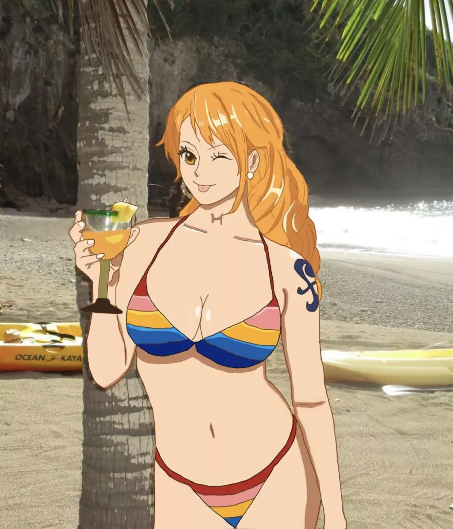 I drew Nami as a model (OC)