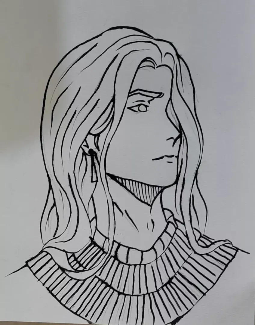 I drew seth from ennead from my art class (ENNEAD)