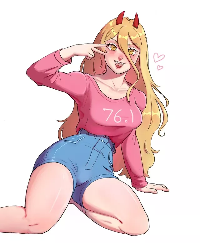 I drew the Devil Power, from chainsawman [oc]