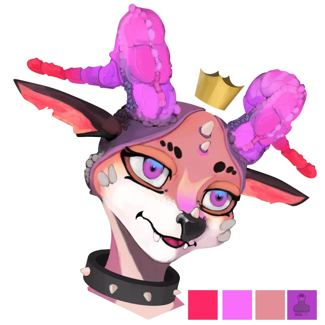 I drew this like a year ago and I forgot to post it here - Art by me (Its a Dragon Deer)