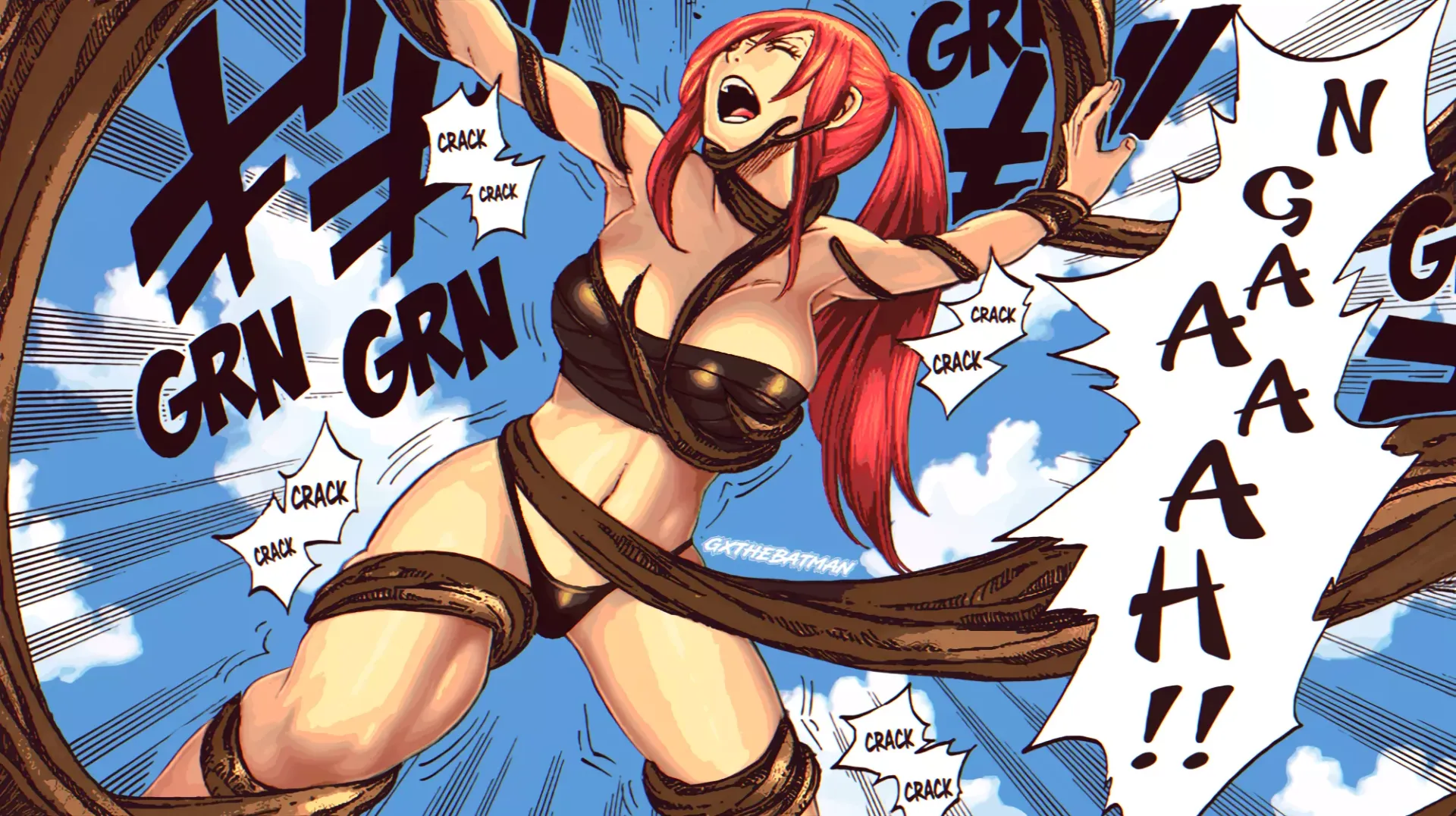 I edited and colored this panel of Erza from Ch 236 [manga]