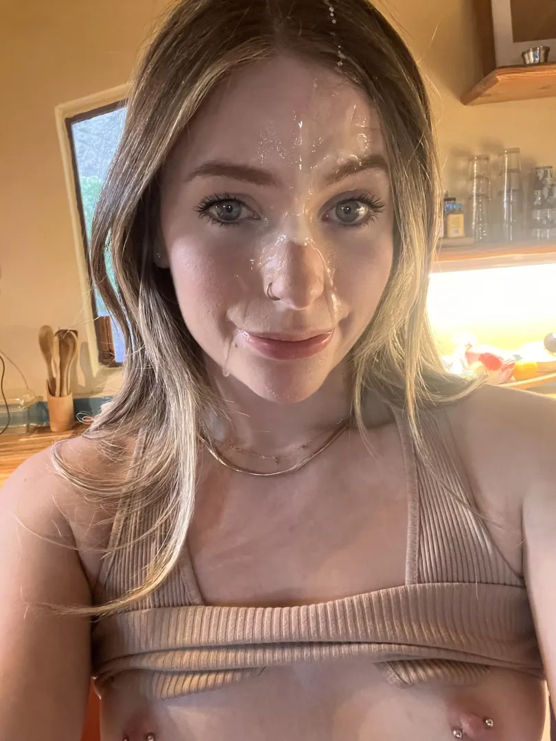 I feel prettier when I’m covered in cum
