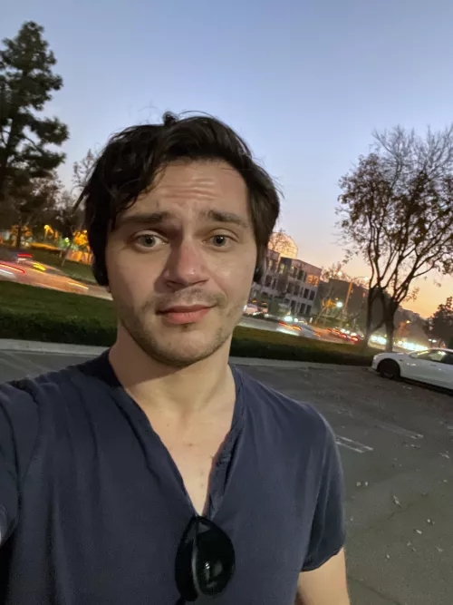 I felt cute, but probably just look tired.