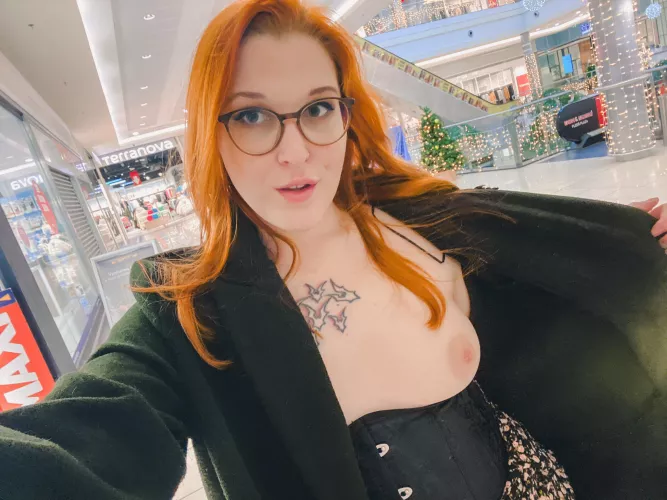 I felt like flashing in the mall