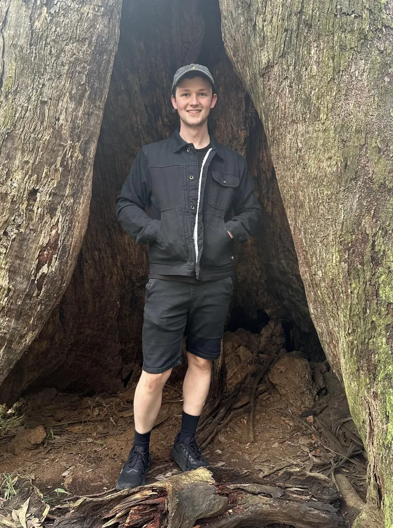 I found a tree I could walk into!!!!