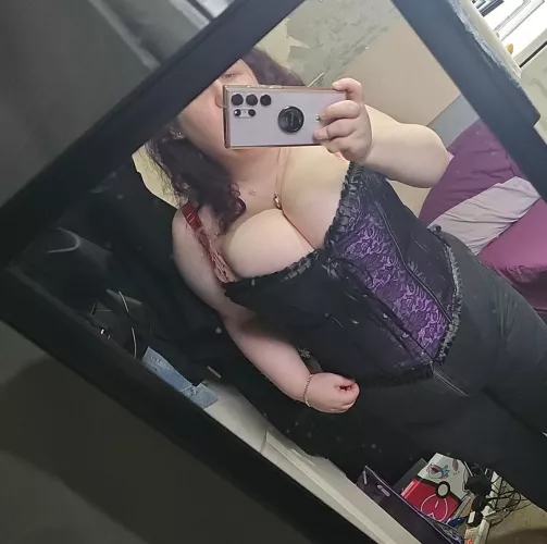 I found corsets in the Halloween section at my local charity store