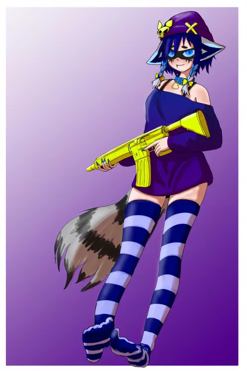 I gave her a gun lol