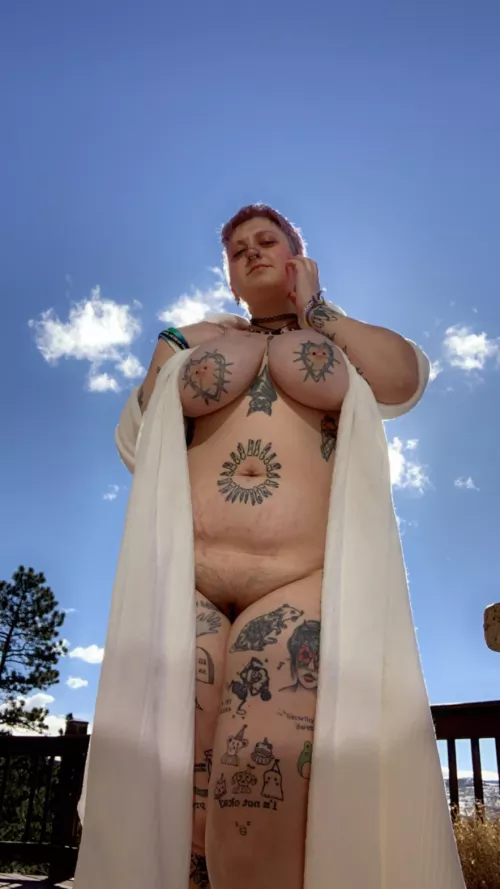 I got so wet taking nudes outside