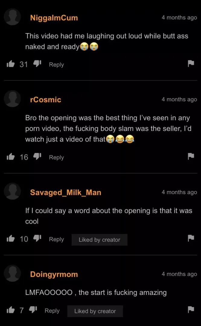 I got to say the start was funny