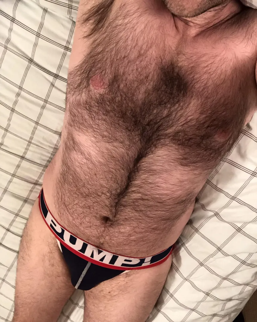 I had a dilemma this morning. Commando or a jock? I made my choice and I stand by it.