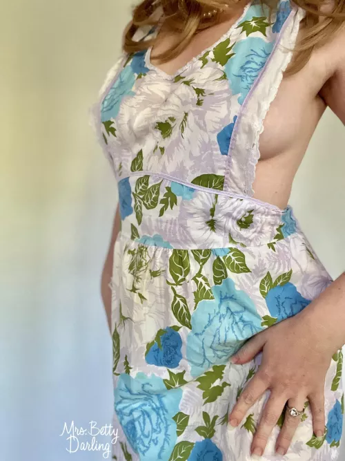 I have 30 or so vintage aprons …this might be my favorite!