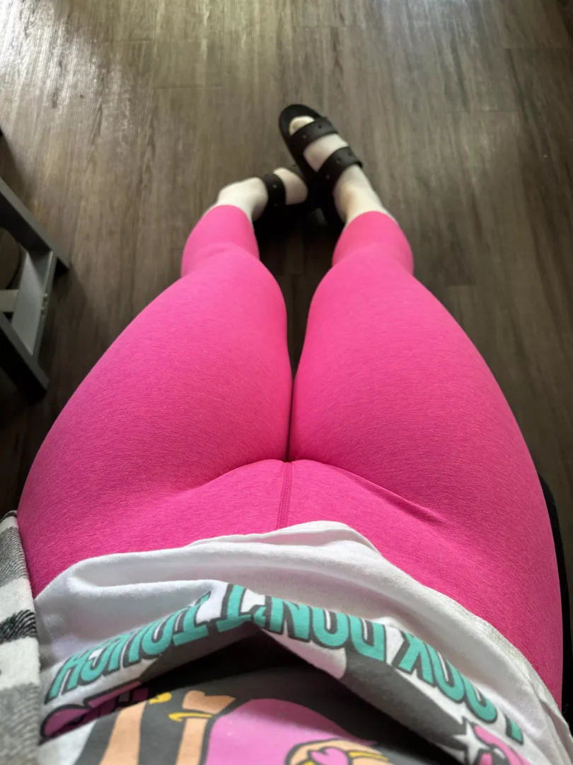 I have something sweet hiding under my yoga pants for you