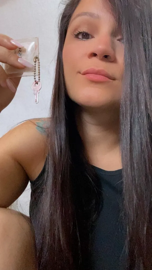 I have the keys to your chastity cage and I will control you