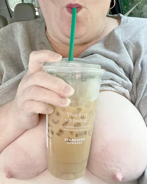 I haven’t ordered a dirty ice chai latte in a long time!