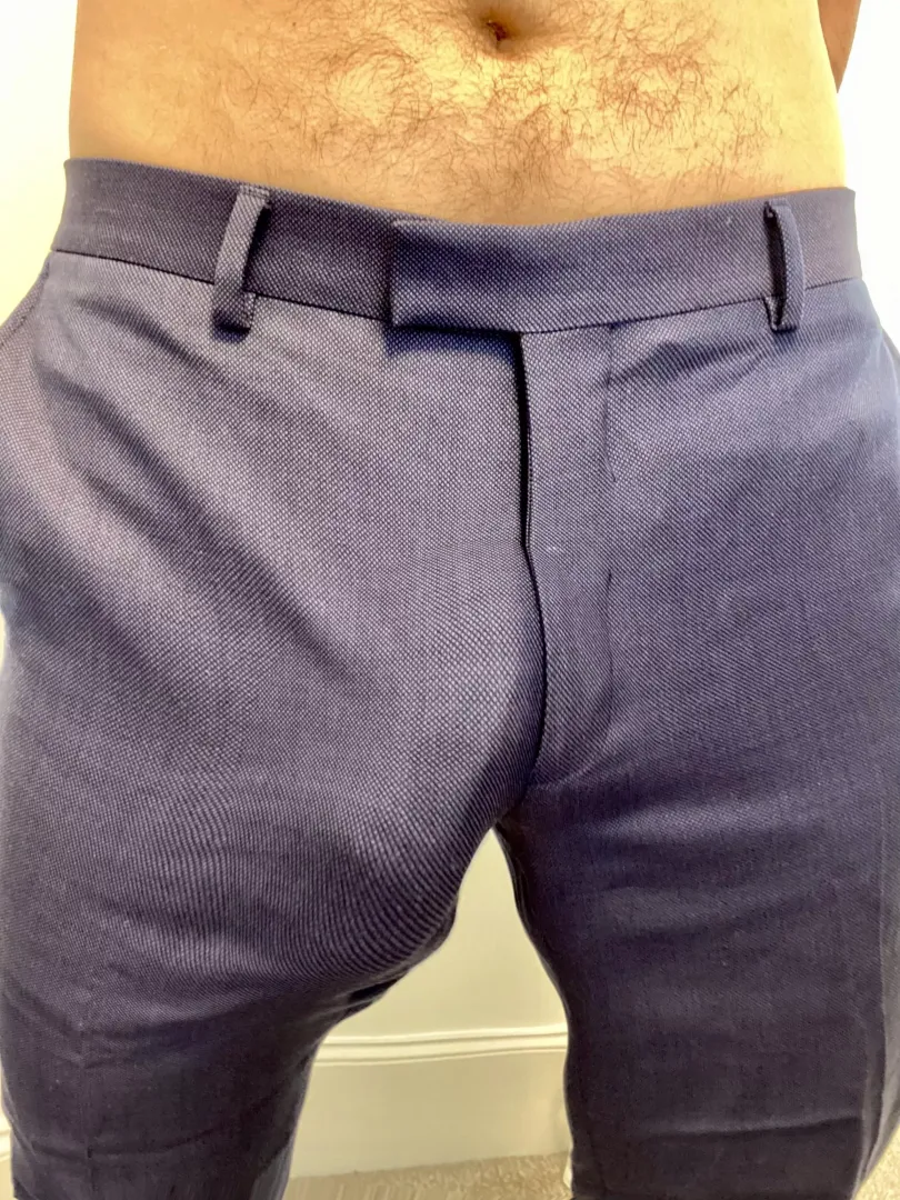 I haven’t worn suit trousers in 2 years. Do you think people will notice?