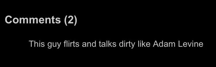 I honestly can’t tell if this is a compliment or an insult.