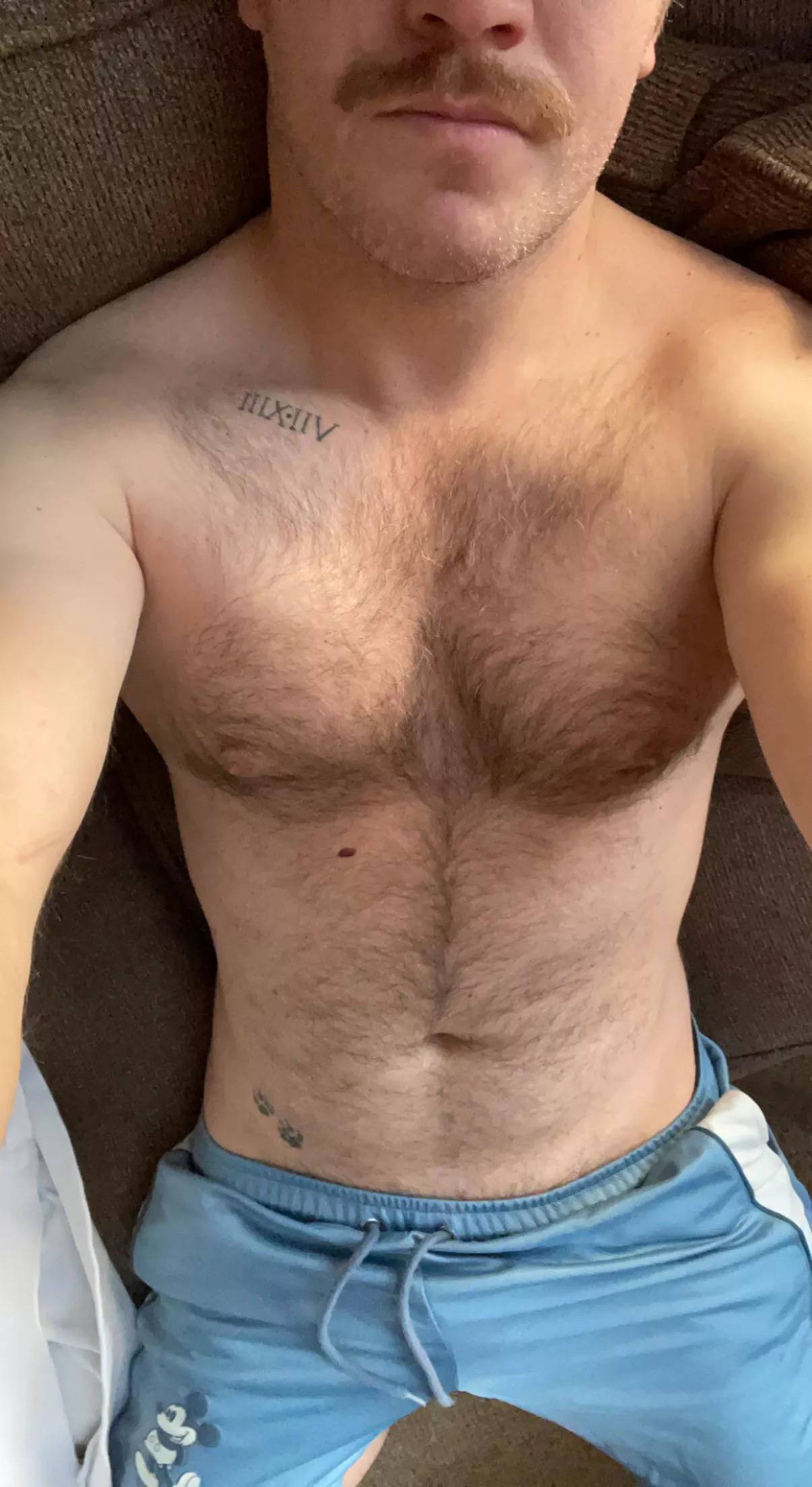 I hope people are still into furry chests and mustaches…