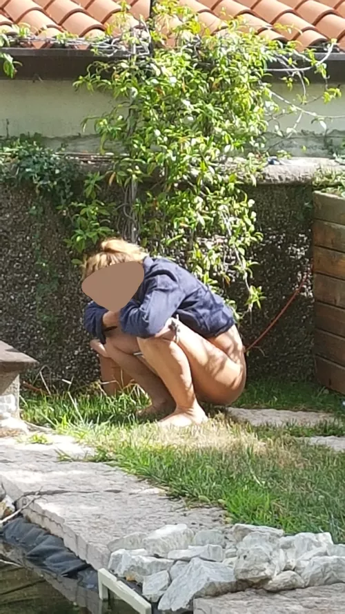 I hope the neighbors didn't see me