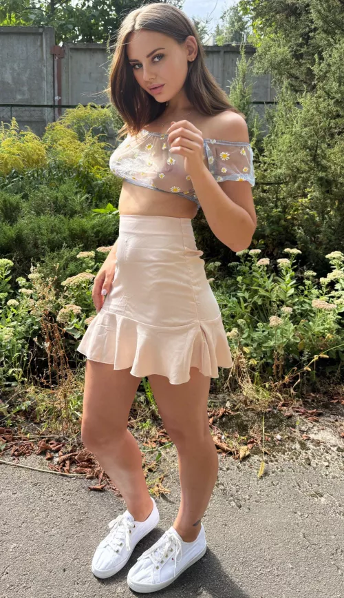 I hope you like my sheer crop top