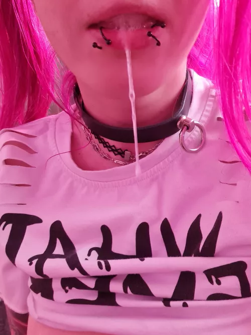 I hope you like my submissive spit