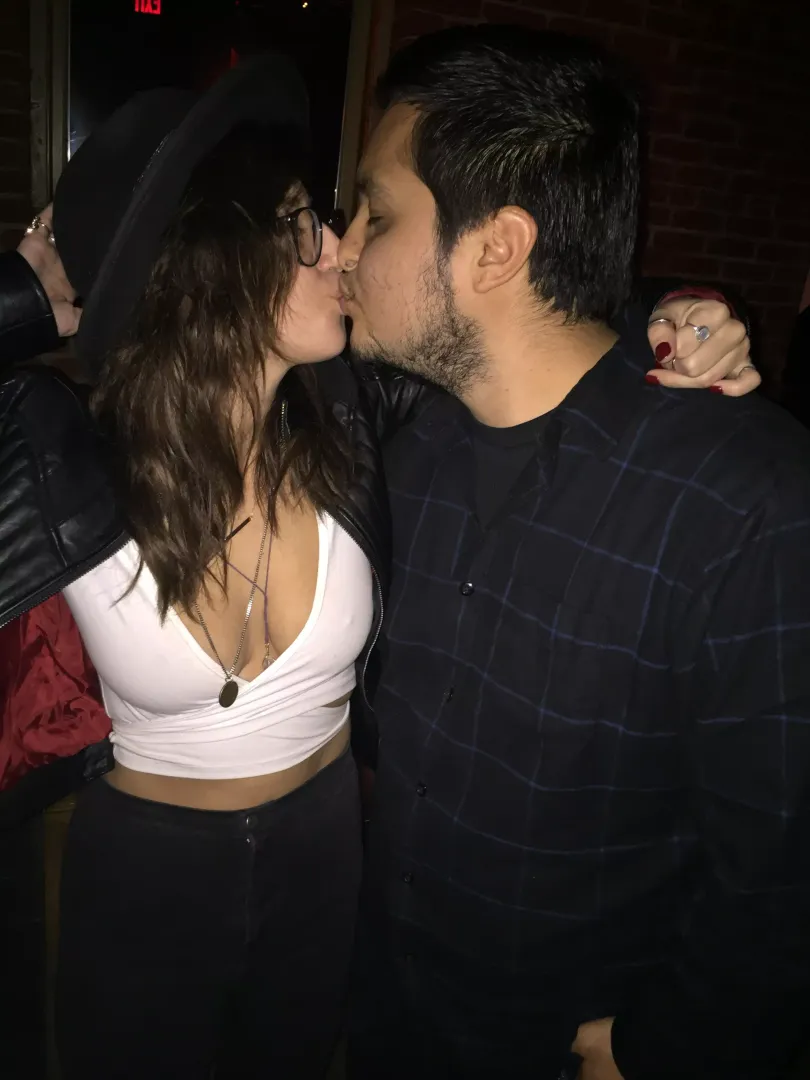 I kissed her…