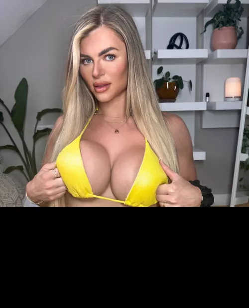 I know that you always wanted to play with my boobs