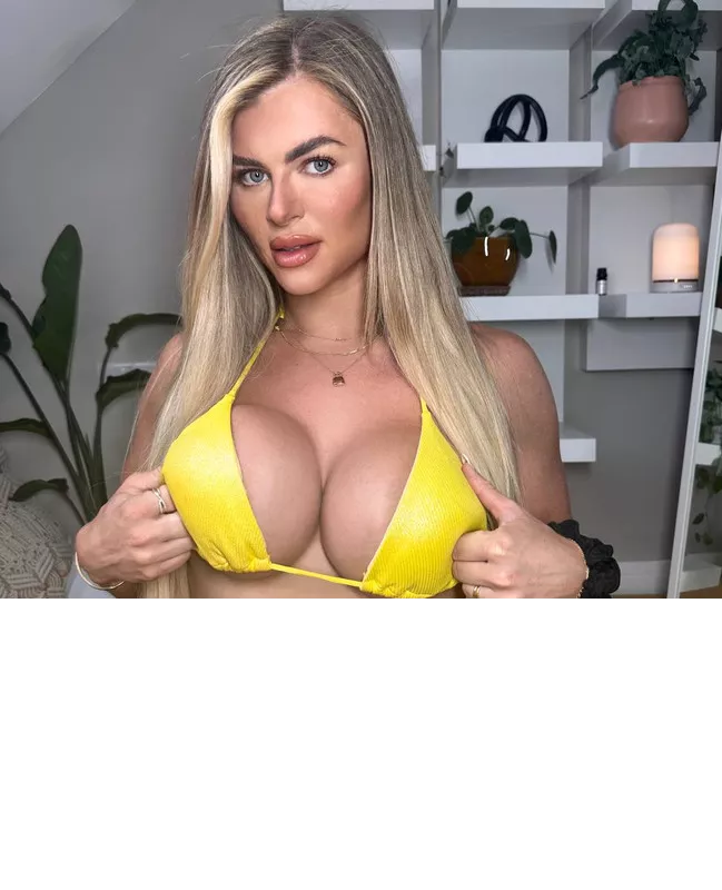 I know that you always wanted to play with my boobs