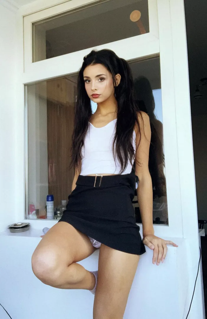 I know that you want to know what's under my upskirt