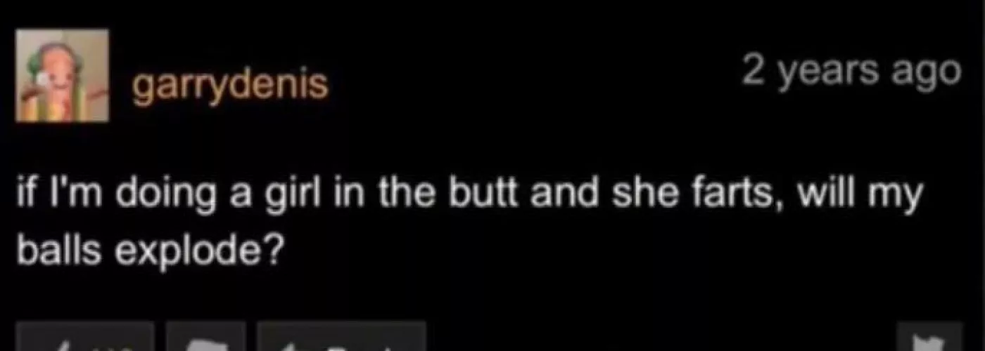 i laughed to be honest