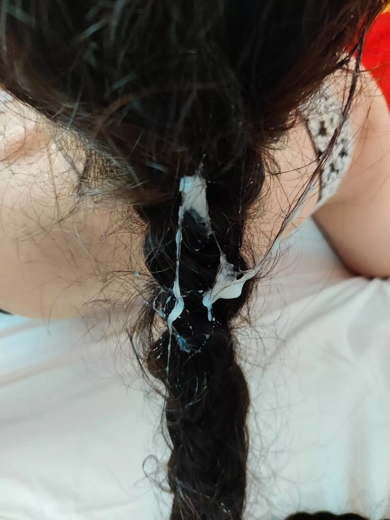 I let my fwb do what he wanted to with my hair :)