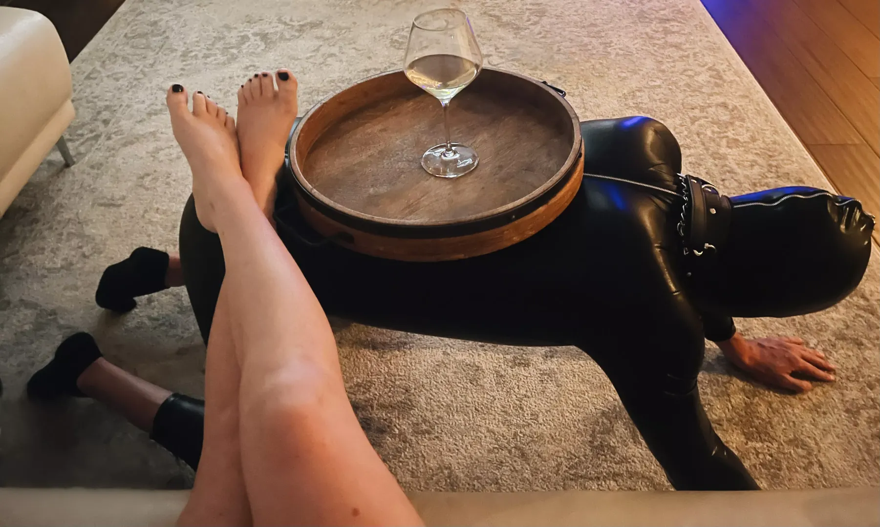 I like it when my furniture cries a little