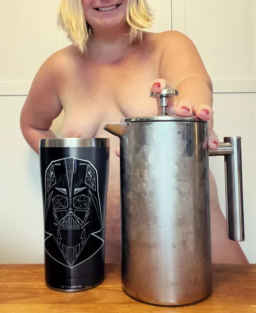 I like my coffee Dark.