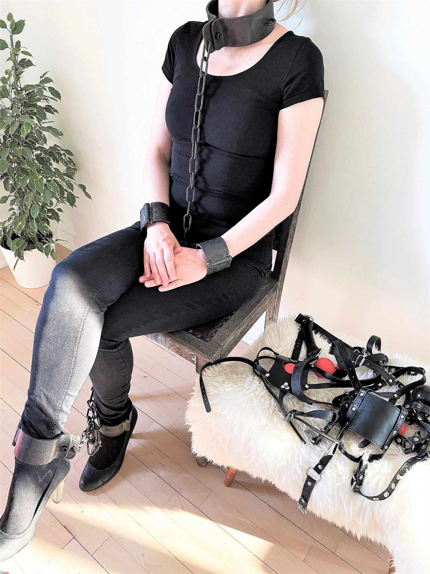 I like my restraints heavy - and my gags secure