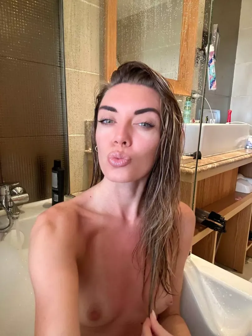 I like to take a bath in hot water, and you...