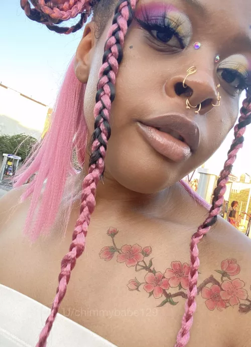 I looked like a colorful fairy [f]