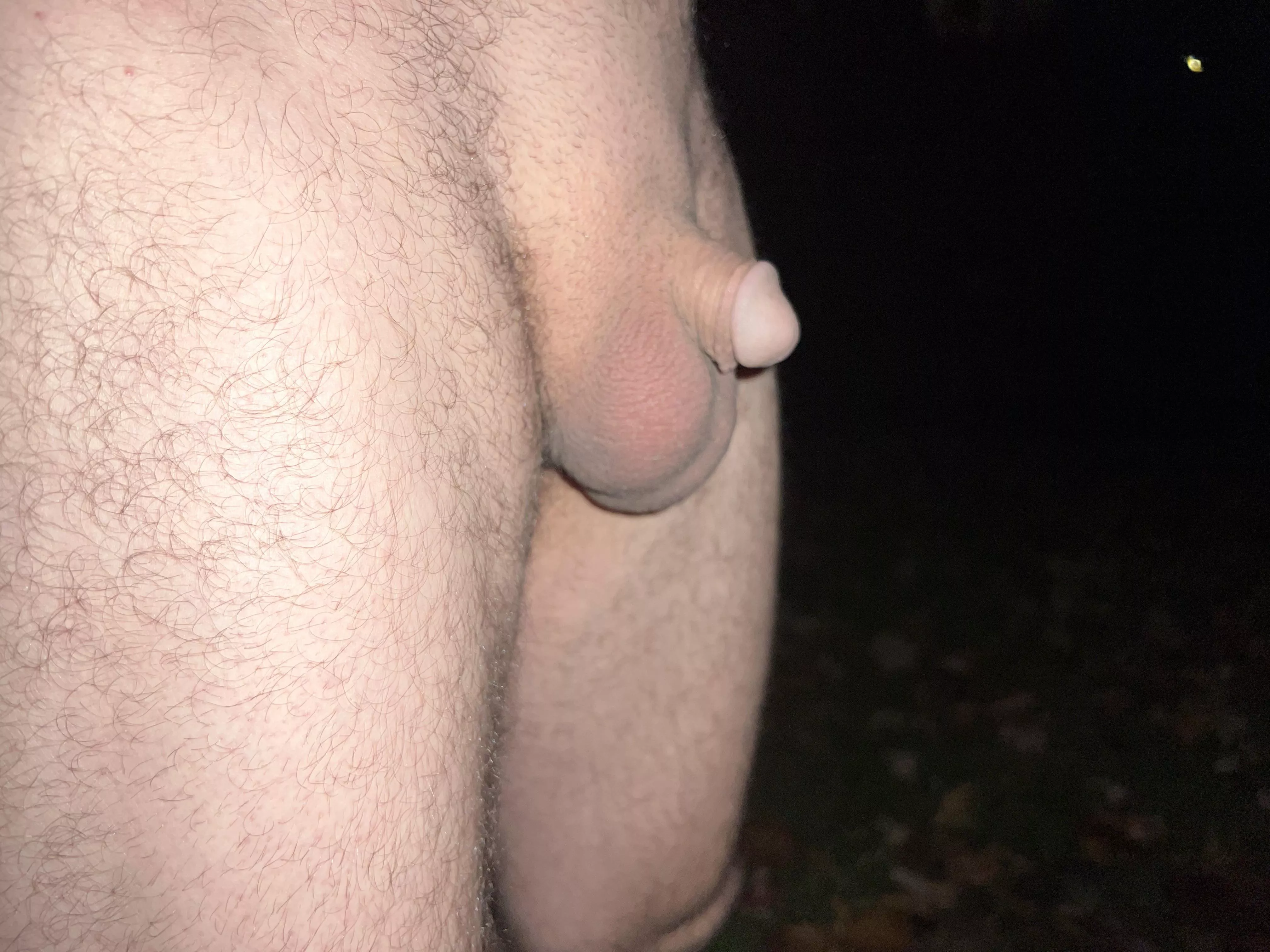 I love being naked in the cold