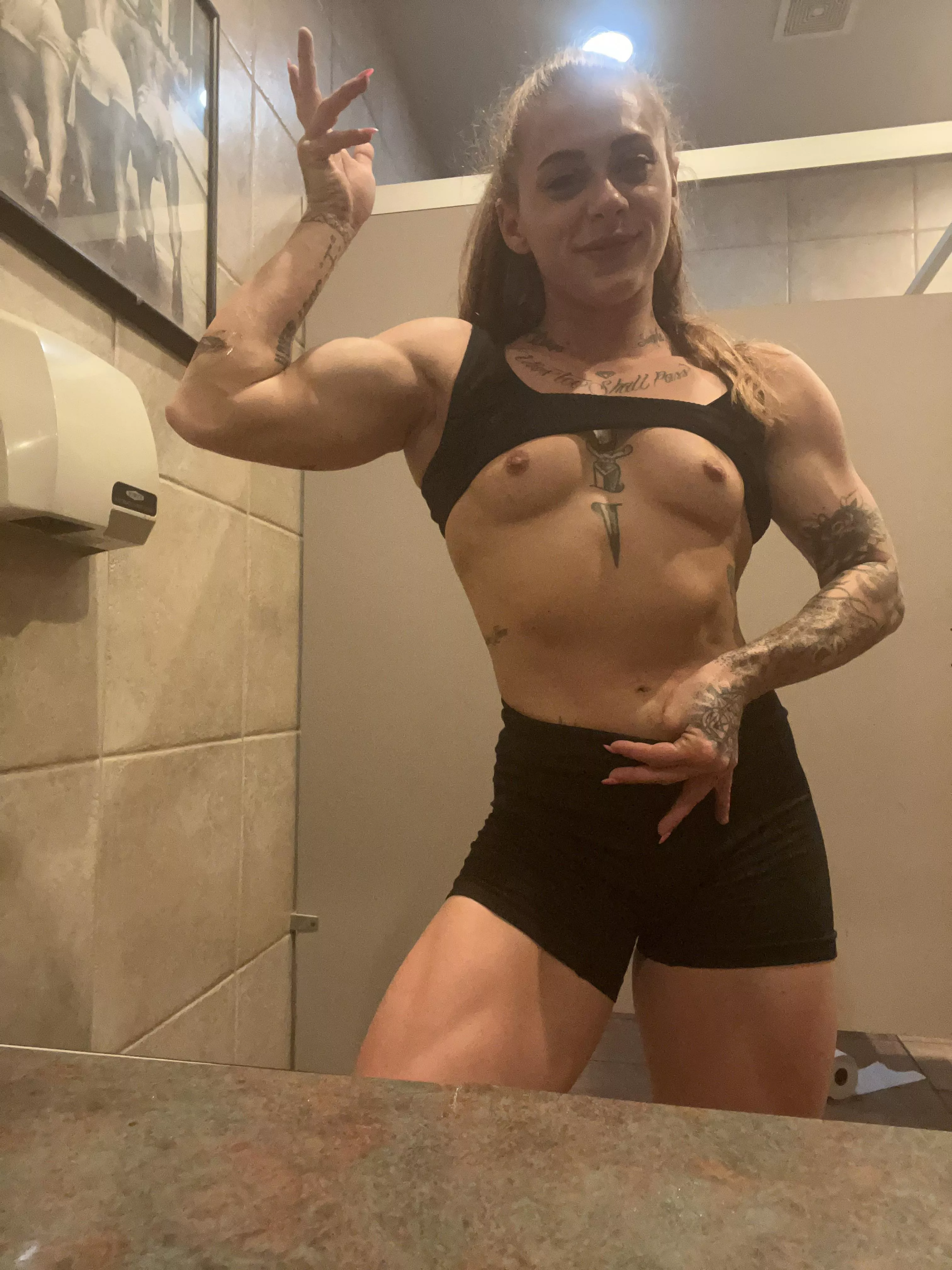 I love being naughty in public