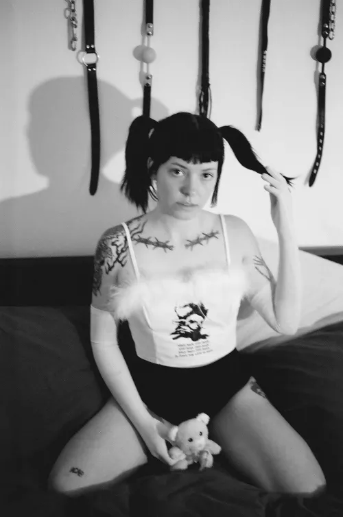 i love how i look in pigtails