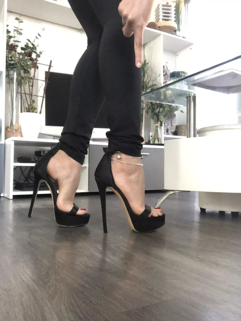 I love how tall these make me feel