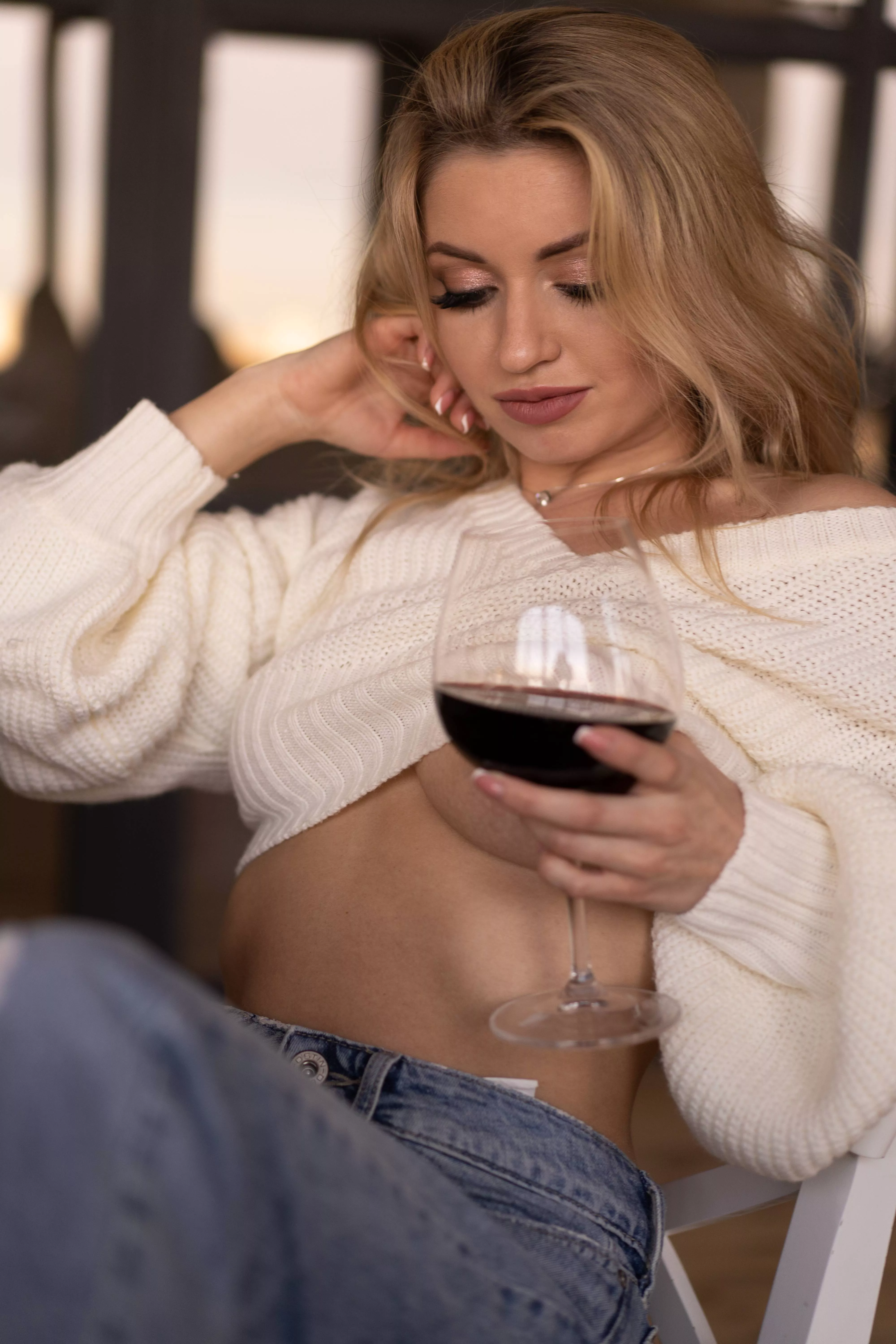 I love long socks. sweatshirt and horny pussy - college time