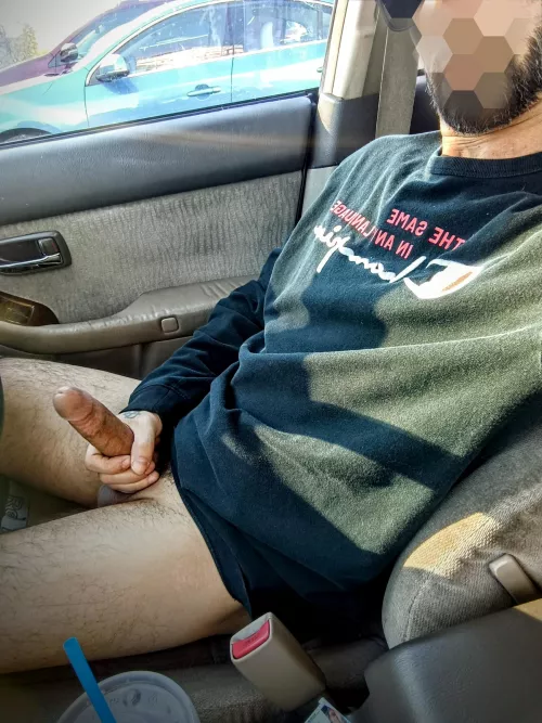 I love playing with myself in public parking lots.