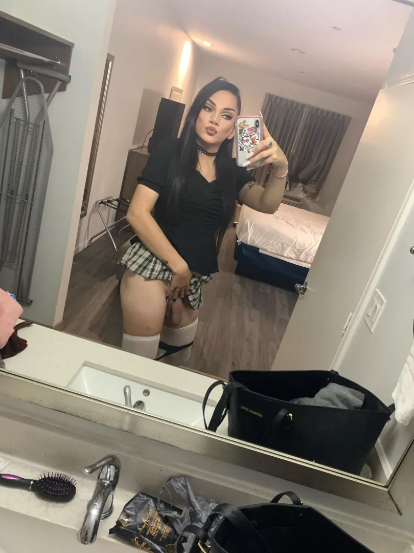 I love showing off my dick that’s why I wear skirts oops