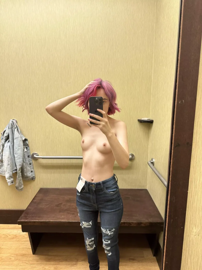 I love showing off my little titties