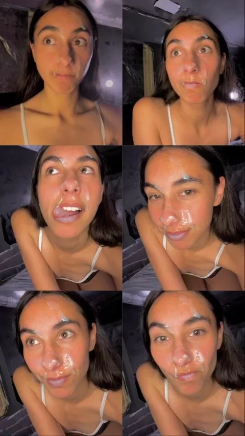 I love swallowing but it’s fun on my face too 🌊