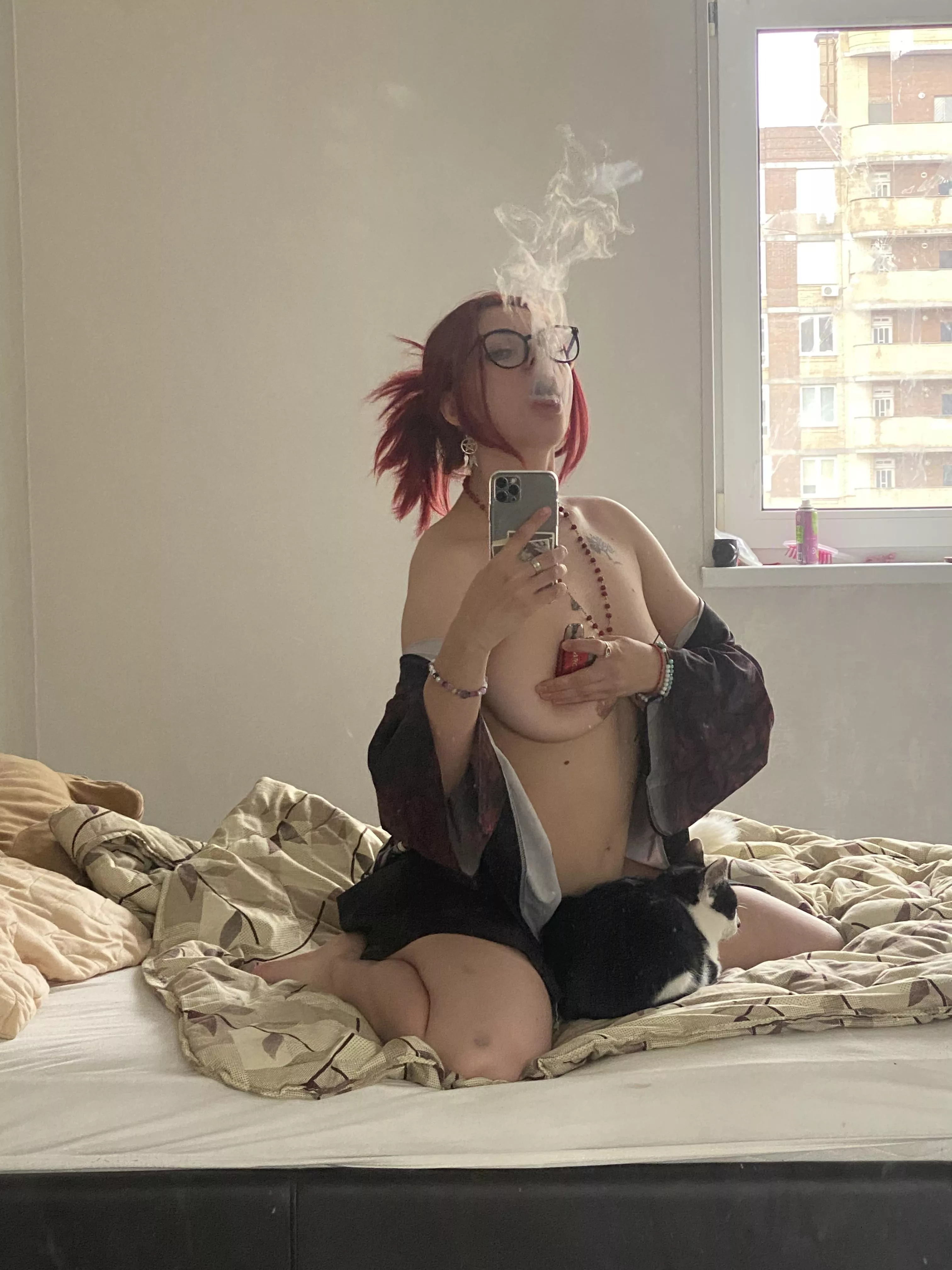 I love taking sexy selfies in the morning