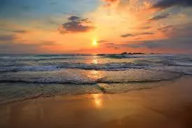 I love the beach sunset