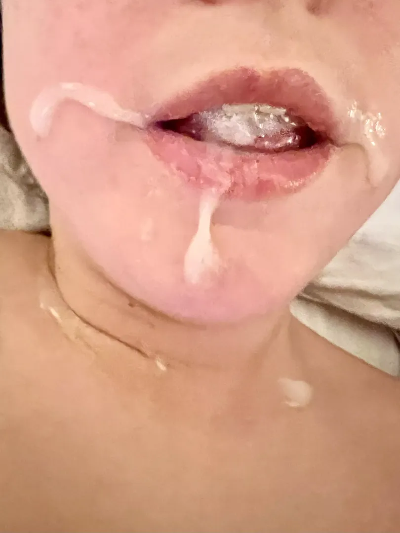 I love the feel and taste of cum [OC]