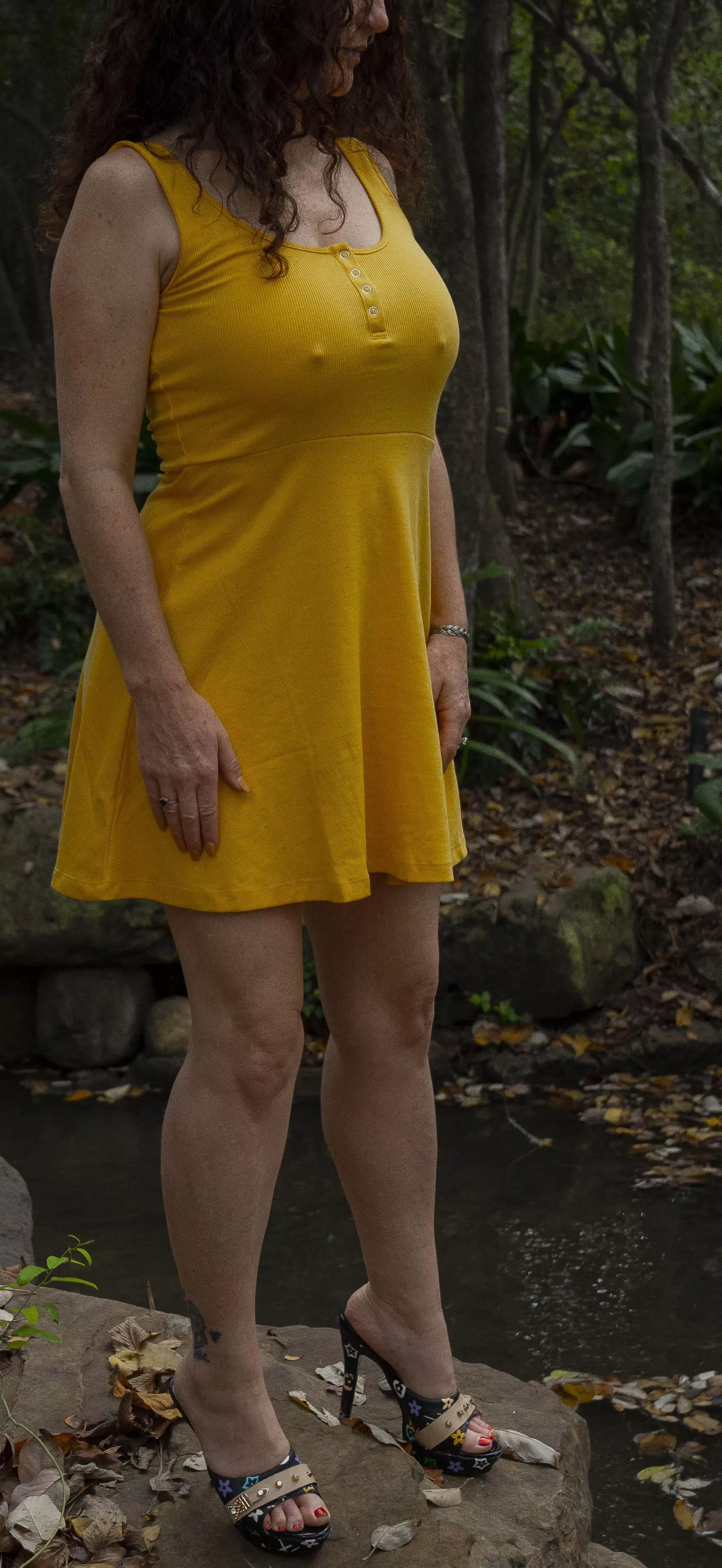 I love these heels. Colorful, fun