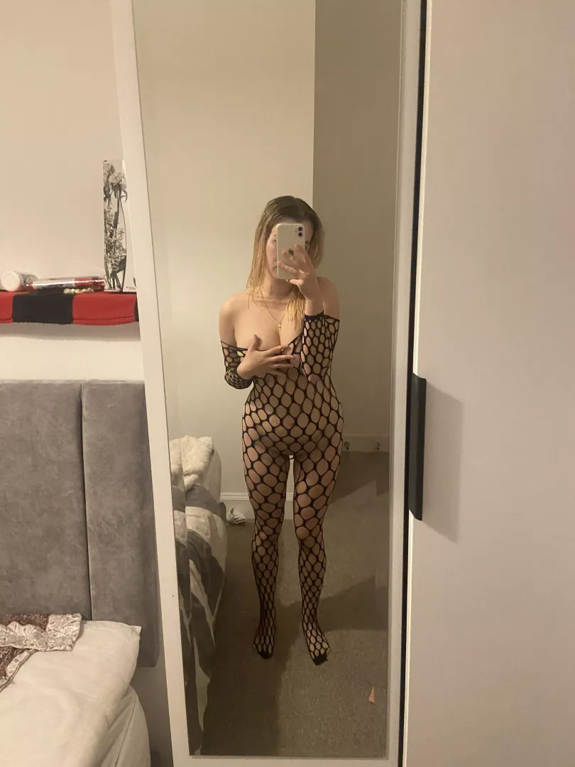 I love to tease my step dad wearing this outfit!