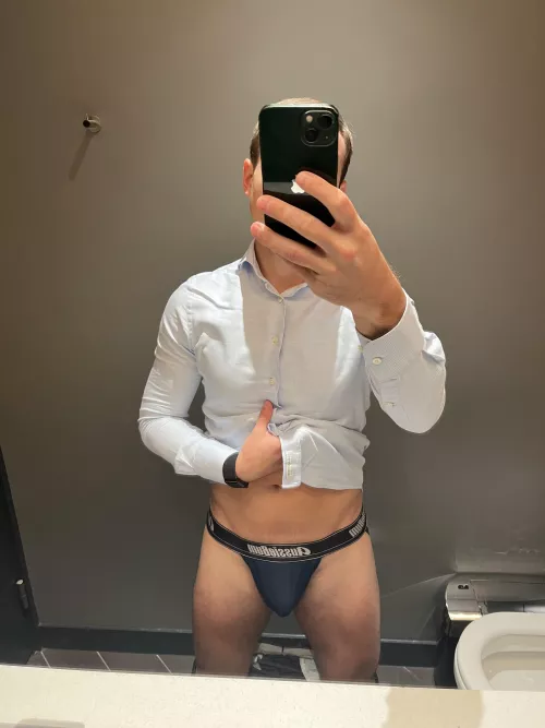 I love wearing jocks at work